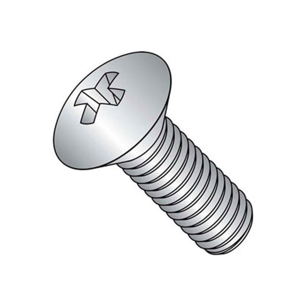 M4 x 0.7 x 20mm - Phillips Oval Head Machine Screw - 304 Stainless Steel - DIN 966 - Pkg of 100